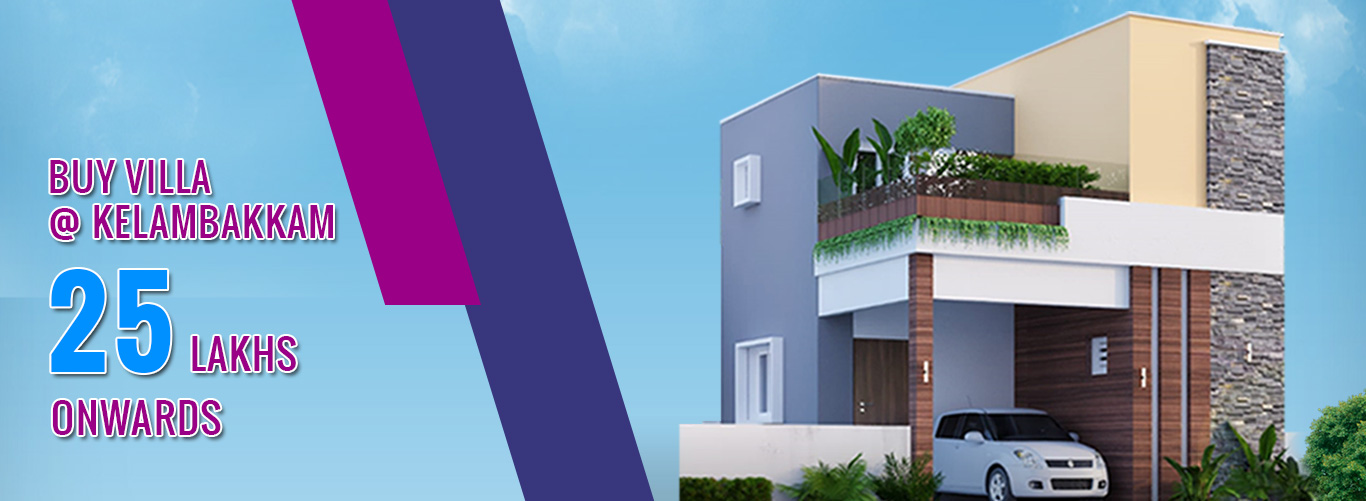 buy a villa at kelambakkam